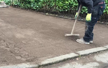 sand driveway replacement